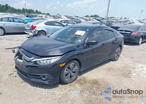 2017 Honda Civic Ex-L из США, поврежденный, VIN 19XFC1F71HE202957